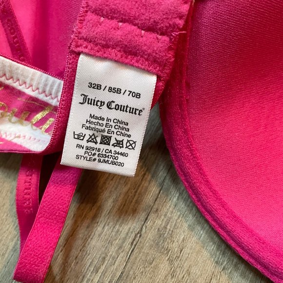 Juicy Pink Striped Bra - Picture 3 of 3